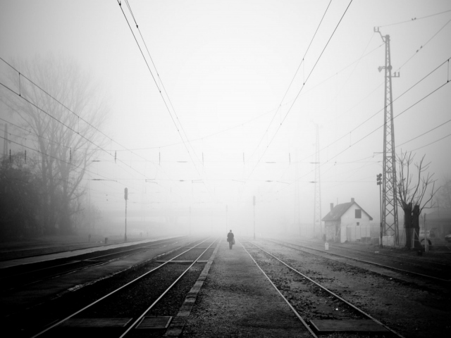 Железная Дорога в тумане